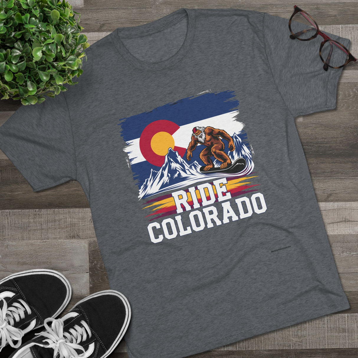 Colorado Bigfoot Snowboard Tri-Blend Tee