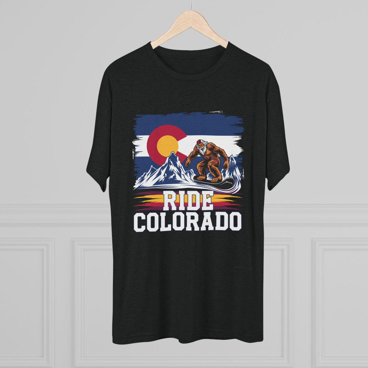 Colorado Bigfoot Snowboard Tri-Blend Tee