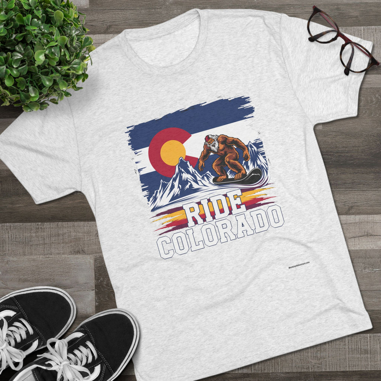 Colorado Bigfoot Snowboard Tri-Blend Tee