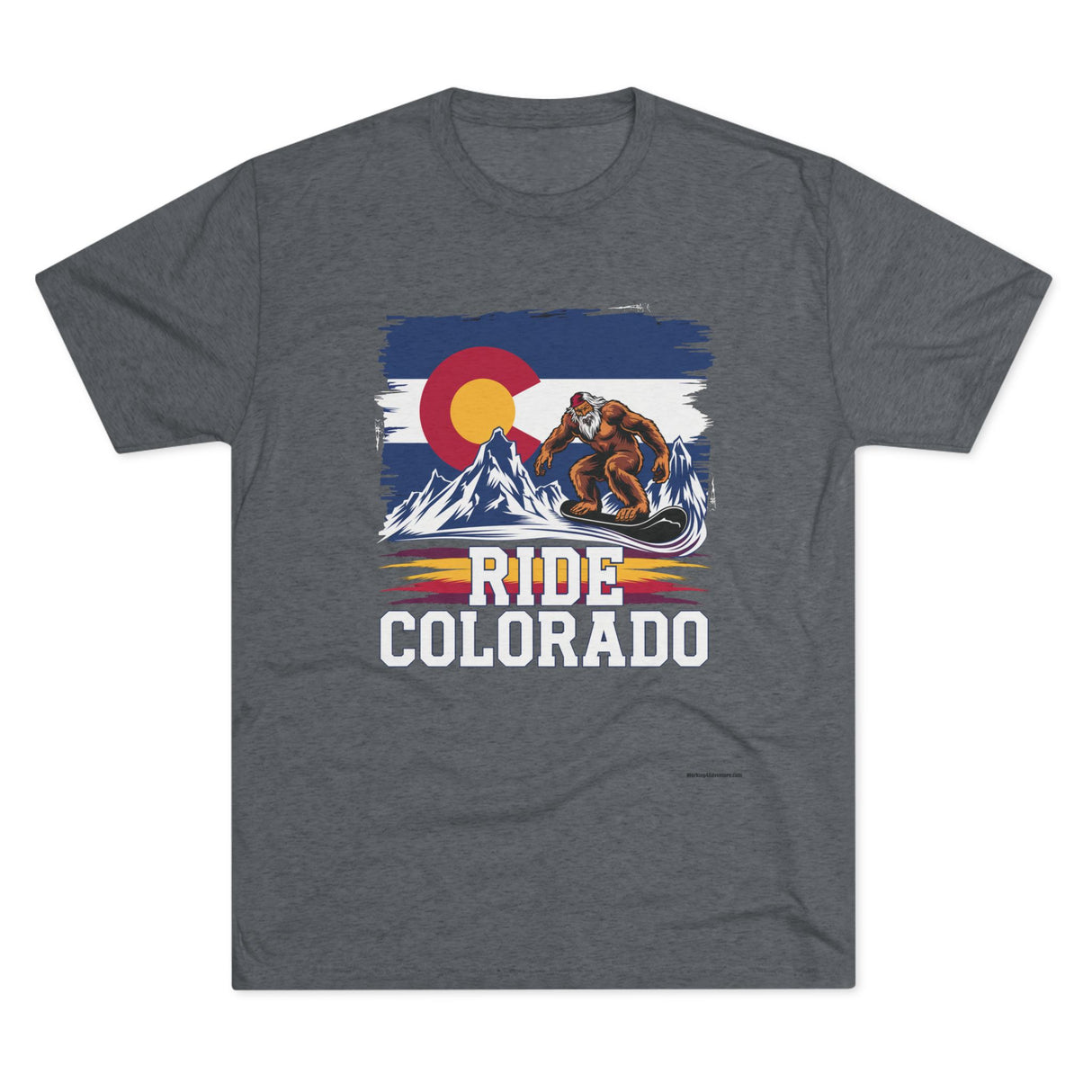 Colorado Bigfoot Snowboard Tri-Blend Tee