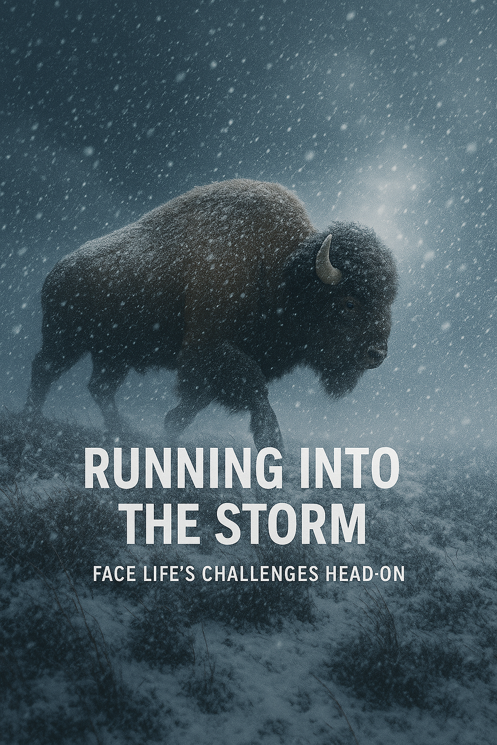 Braving the Storm: The Bison's Unique Strategy and the Life Lessons it Brings
