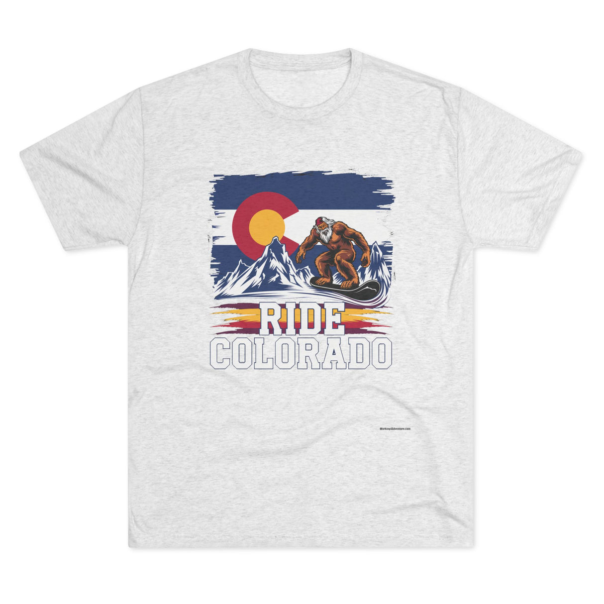Colorado Bigfoot Snowboard Tri-Blend Tee