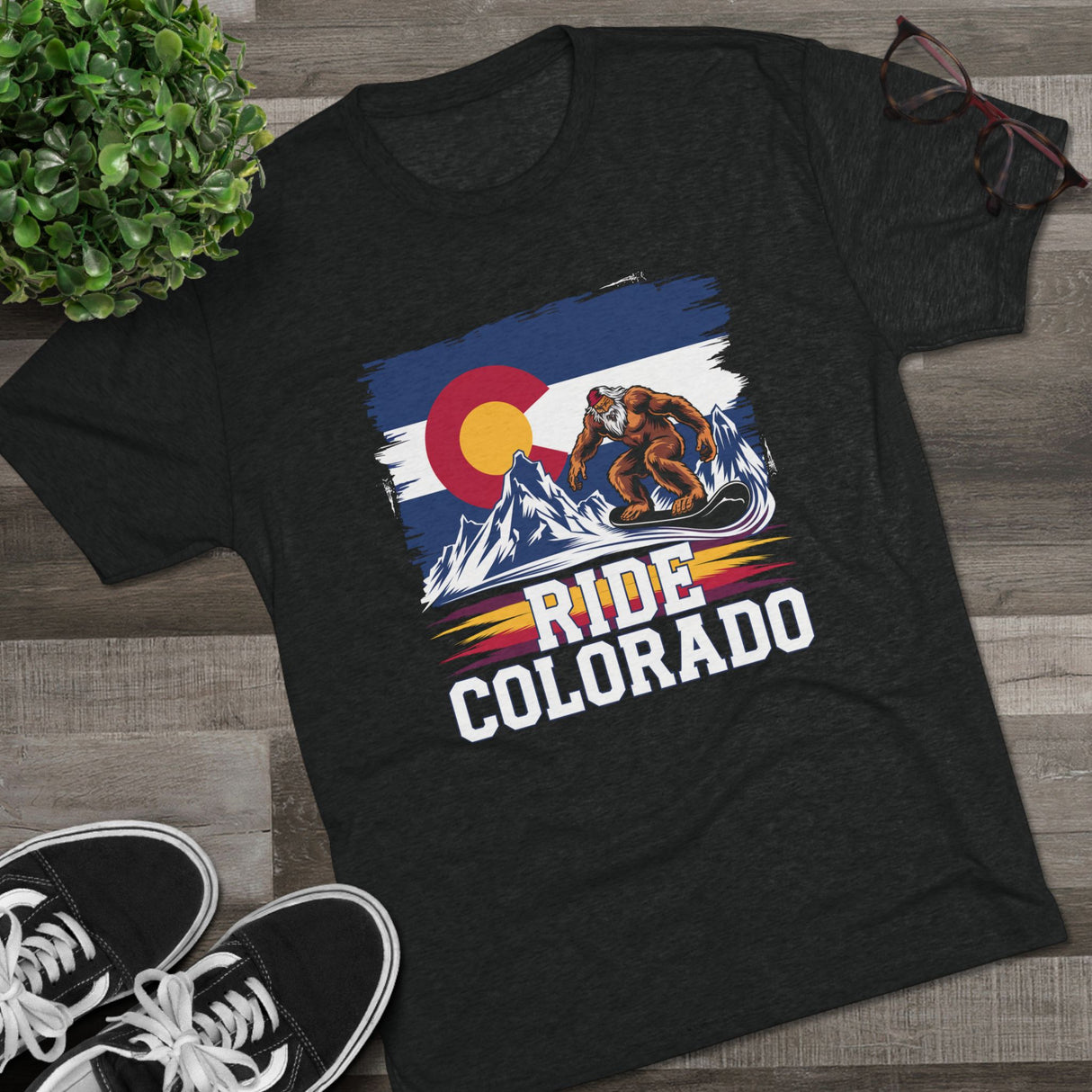 Colorado Bigfoot Snowboard Tri-Blend Tee